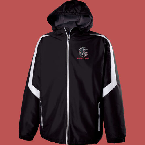 NW Basketball - Holloway Adult Polyester Full Zip Charger Jacket Thumbnail