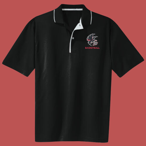 NW Basketball - Dri Mesh ® Polo with Tipped Collar and Piping Thumbnail